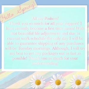 Notice for all my poshers!